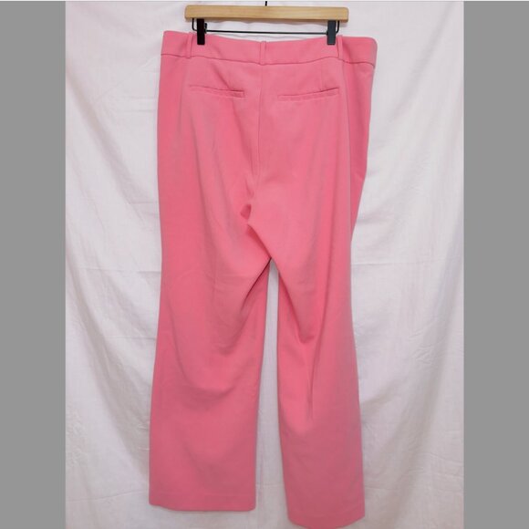 Eloquii Pink Women's Wide-Leg Trousers - Picture 6 of 6